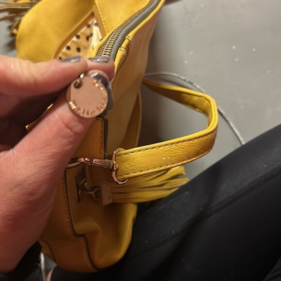 Mustard Yellow Melie Bianco Leather Hobo Bag - Picture 7 of 7